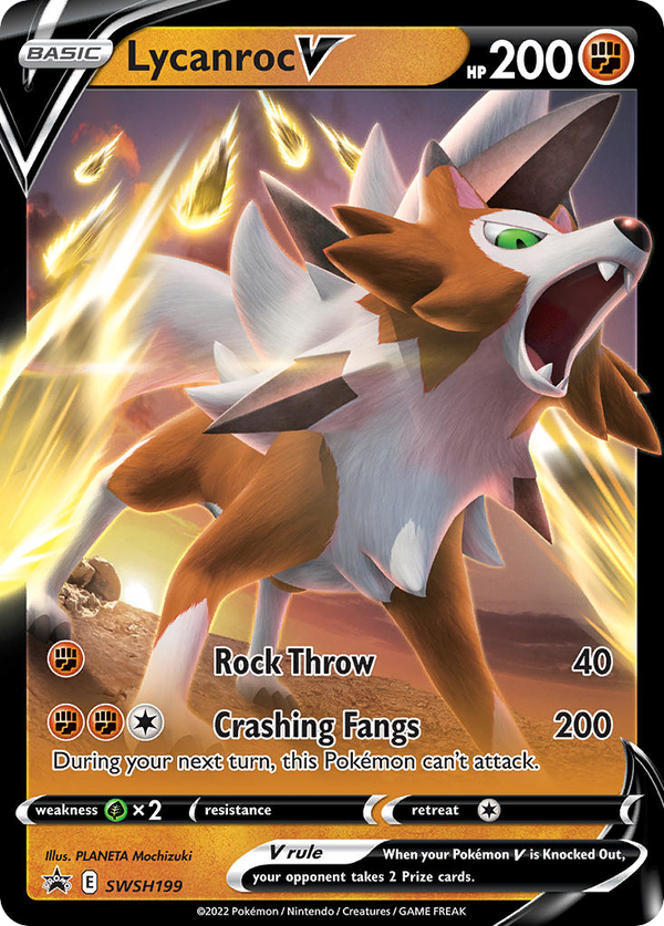 Lycanroc V - SWSH Black Star Promos SET-SWSH199