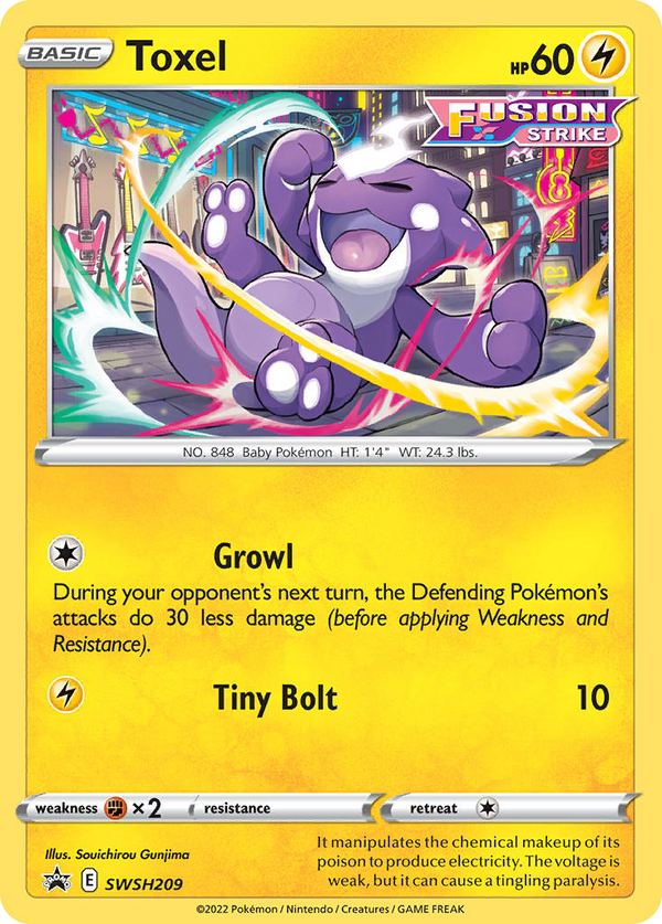 Toxel - SWSH Black Star Promos SET-SWSH209