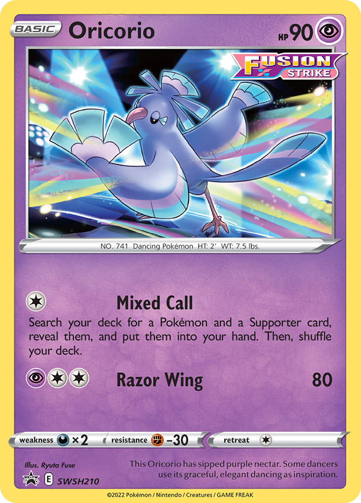 Oricorio - SWSH Black Star Promos SET-SWSH210