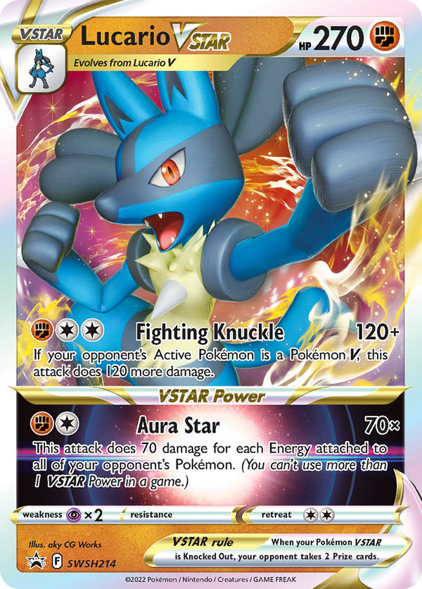 Lucario VSTAR - SWSH Black Star Promos SET-SWSH214