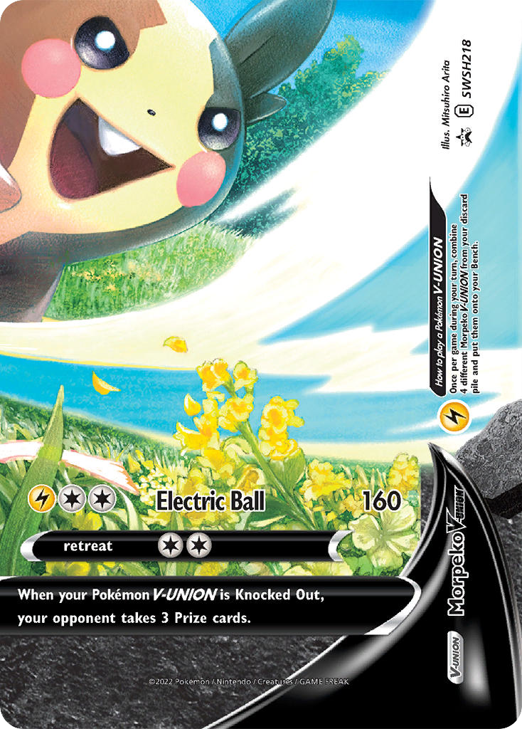 Morpeko V-UNION - SWSH Black Star Promos SET-SWSH218
