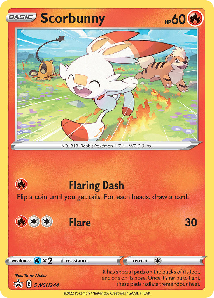 Scorbunny - SWSH Black Star Promos SET-SWSH244