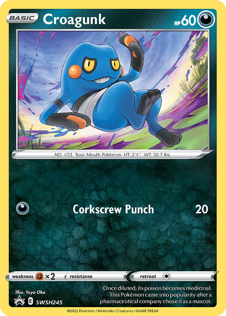 Croagunk - SWSH Black Star Promos SET-SWSH245