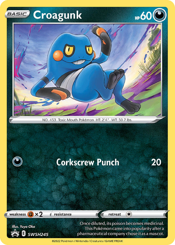 Croagunk - SWSH Black Star Promos SET-SWSH245