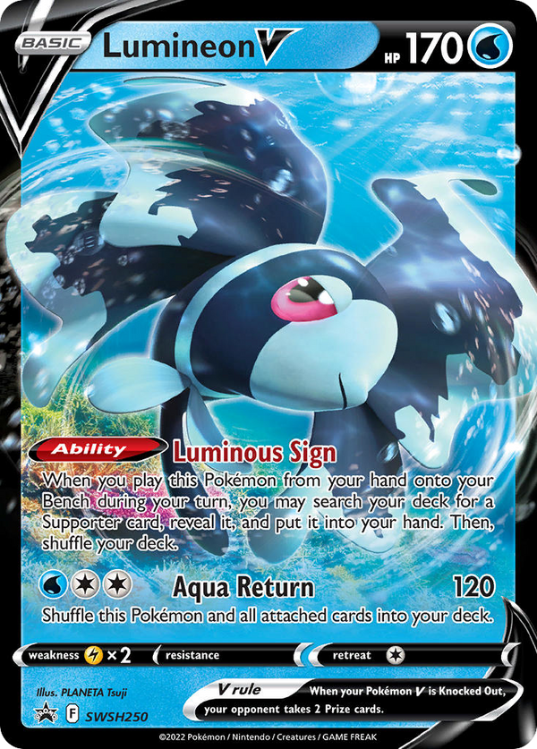 Lumineon V - SWSH Black Star Promos SET-SWSH250