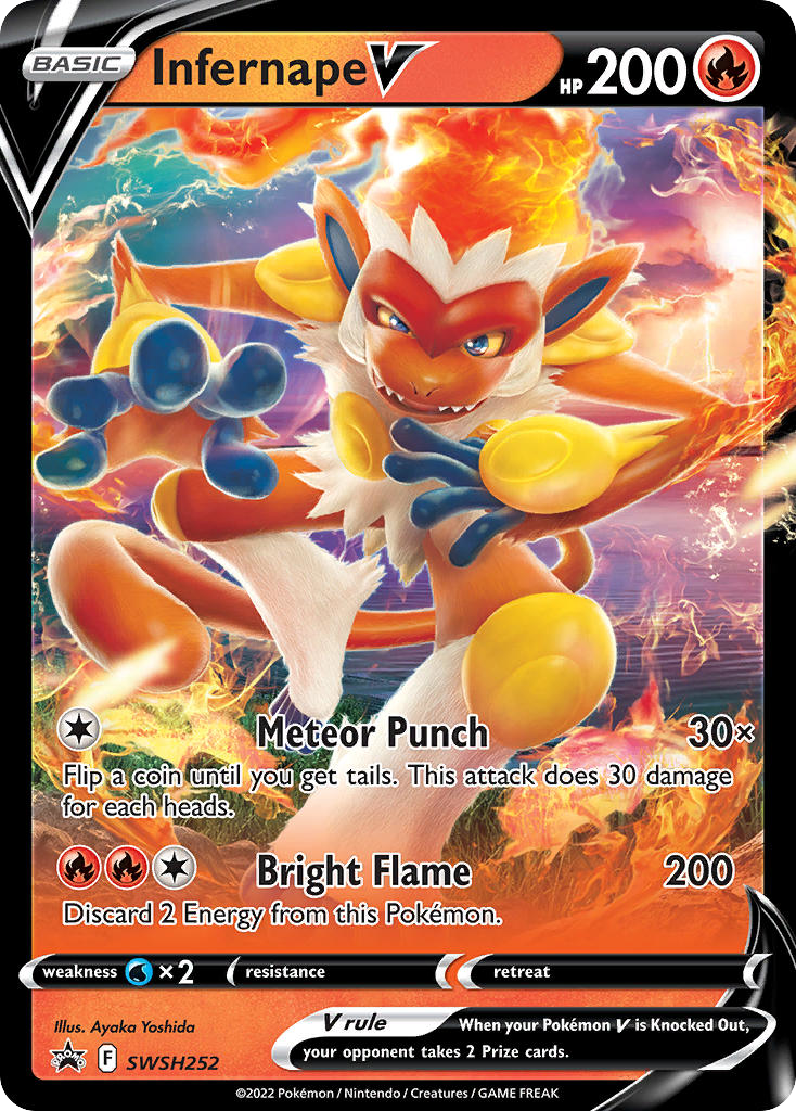 Infernape V - SWSH Black Star Promos SET-SWSH252