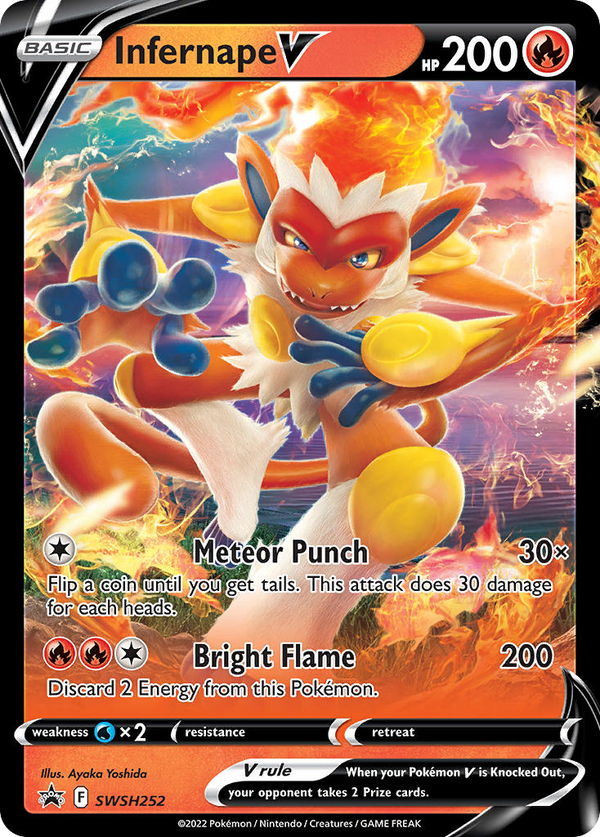 Infernape V - SWSH Black Star Promos SET-SWSH252