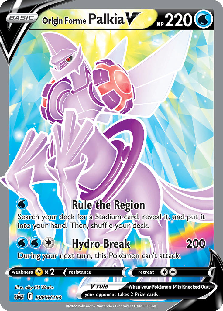 Origin Forme Palkia V - SWSH Black Star Promos SET-SWSH253