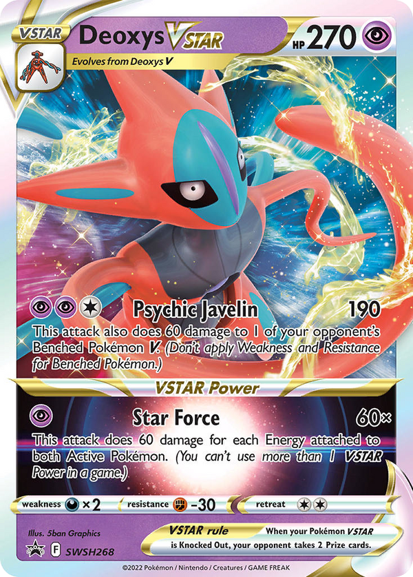 Deoxys VSTAR - SWSH Black Star Promos SET-SWSH268