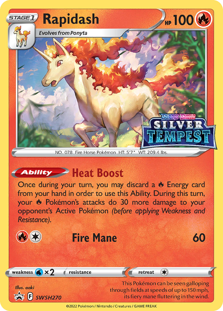 Rapidash - SWSH Black Star Promos SET-SWSH270