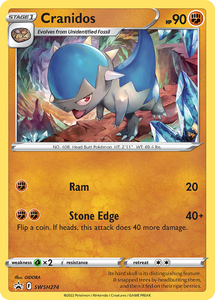 Cranidos - SWSH Black Star Promos SET-SWSH274