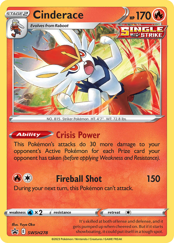 Cinderace - SWSH Black Star Promos SET-SWSH278