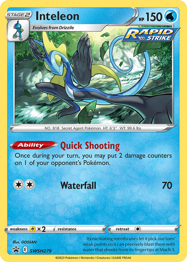 Inteleon - SWSH Black Star Promos SET-SWSH279