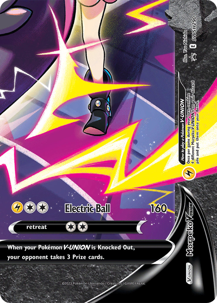Morpeko V-UNION - SWSH Black Star Promos SET-SWSH290