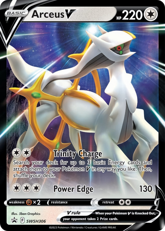 Arceus V (SWSH Black Star Promos SET) (Pokémon) (Basic, V) (Colorless) (HP: 220) (Promo) (PKM SWSH Black Star Promos SET-303)