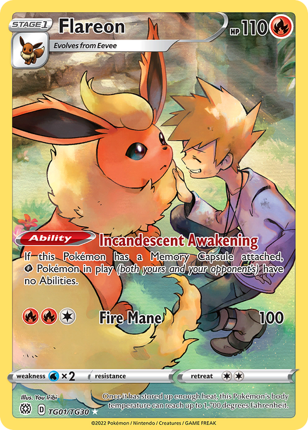 Flareon - Brilliant Stars Trainer Gallery SET-TG01