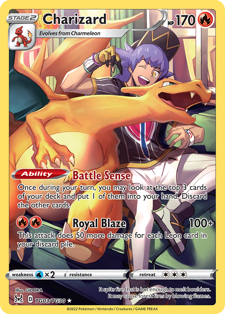 Charizard - Lost Origin Trainer Gallery SET-TG03