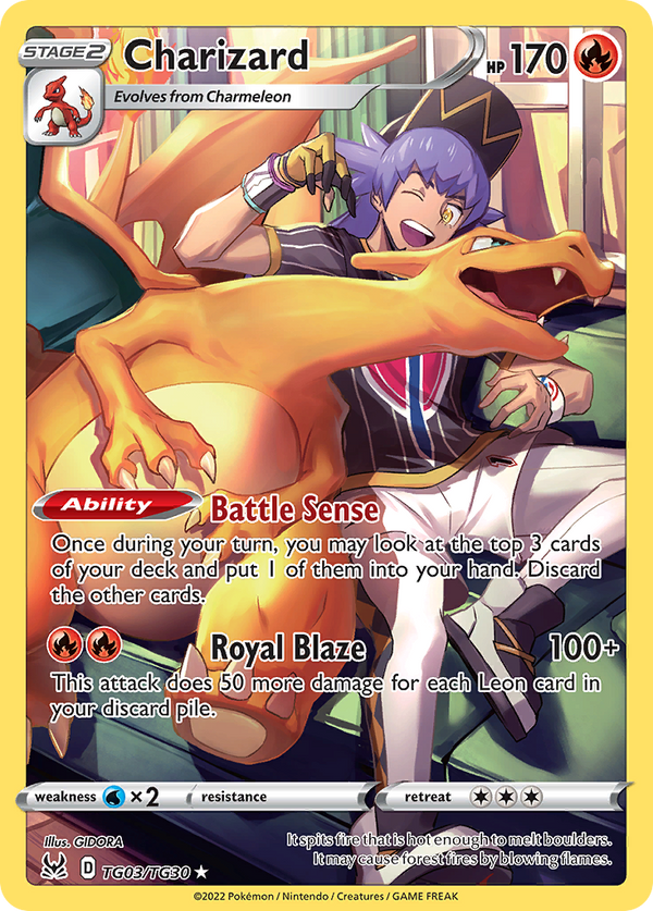 Charizard - Lost Origin Trainer Gallery SET-TG03