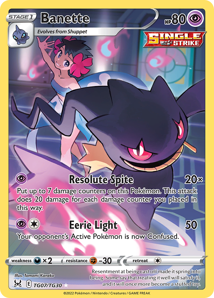 Banette - Lost Origin Trainer Gallery SET-TG07