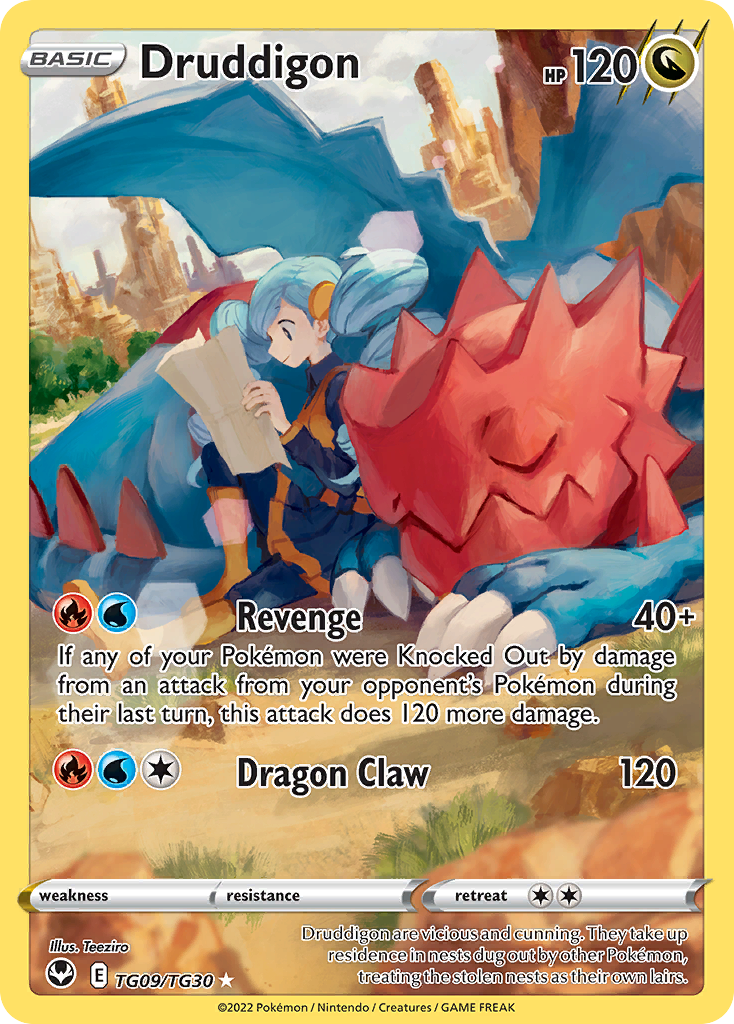 Druddigon - Silver Tempest Trainer Gallery SET-TG09