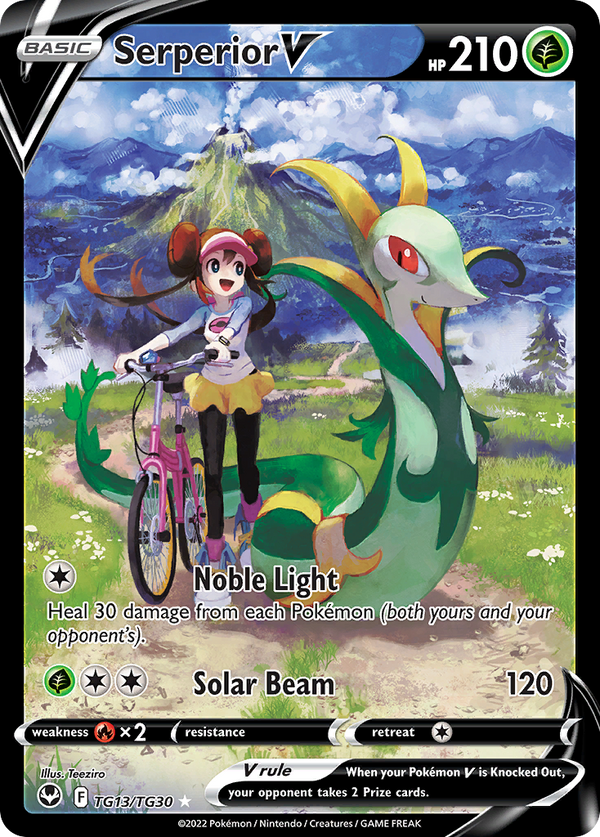 Serperior V - Silver Tempest Trainer Gallery SET-TG13