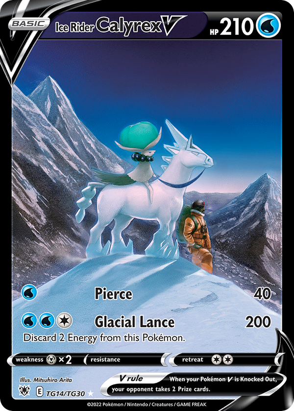 Ice Rider Calyrex V - Astral Radiance Trainer Gallery SET-TG14