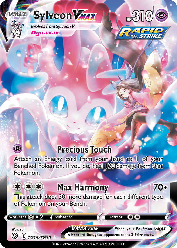 Sylveon VMAX - Brilliant Stars Trainer Gallery SET-TG15