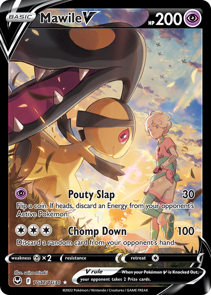 Mawile V - Silver Tempest Trainer Gallery SET-TG17