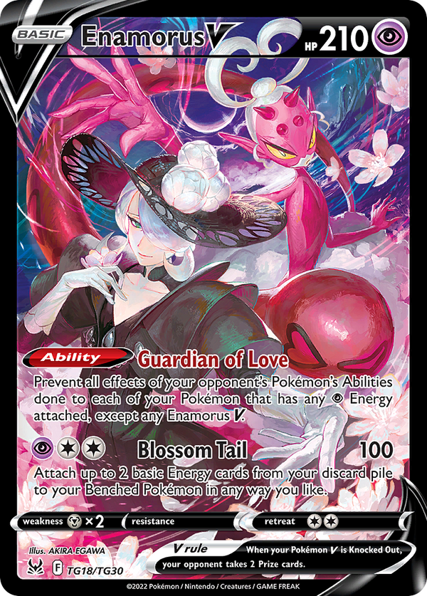 Enamorus V - Lost Origin Trainer Gallery SET-TG18