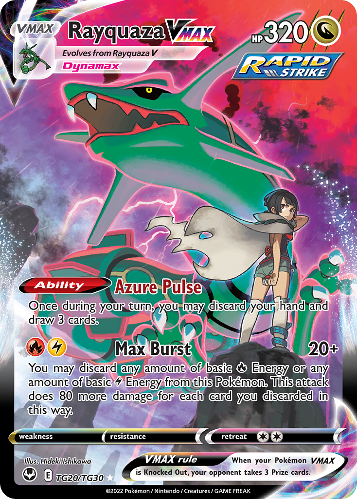 Rayquaza VMAX - Silver Tempest Trainer Gallery SET-TG20