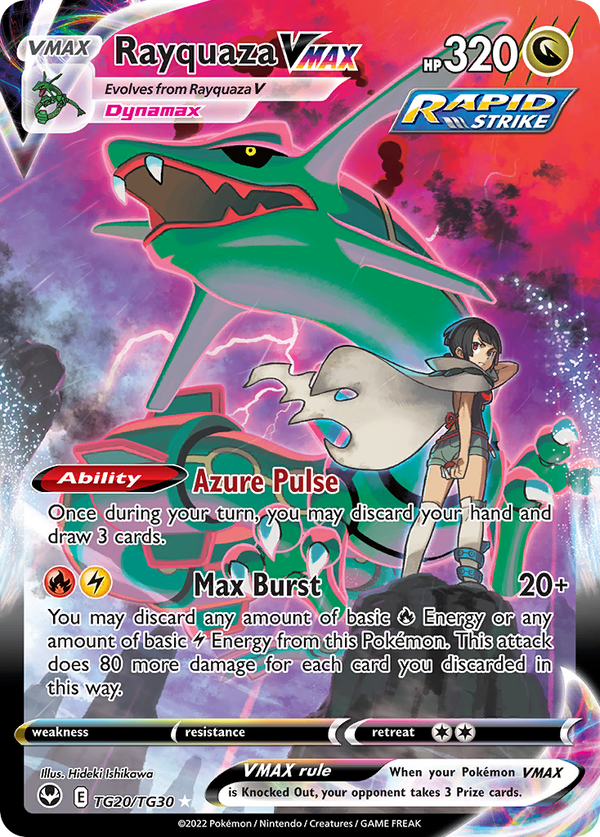 Rayquaza VMAX - Silver Tempest Trainer Gallery SET-TG20