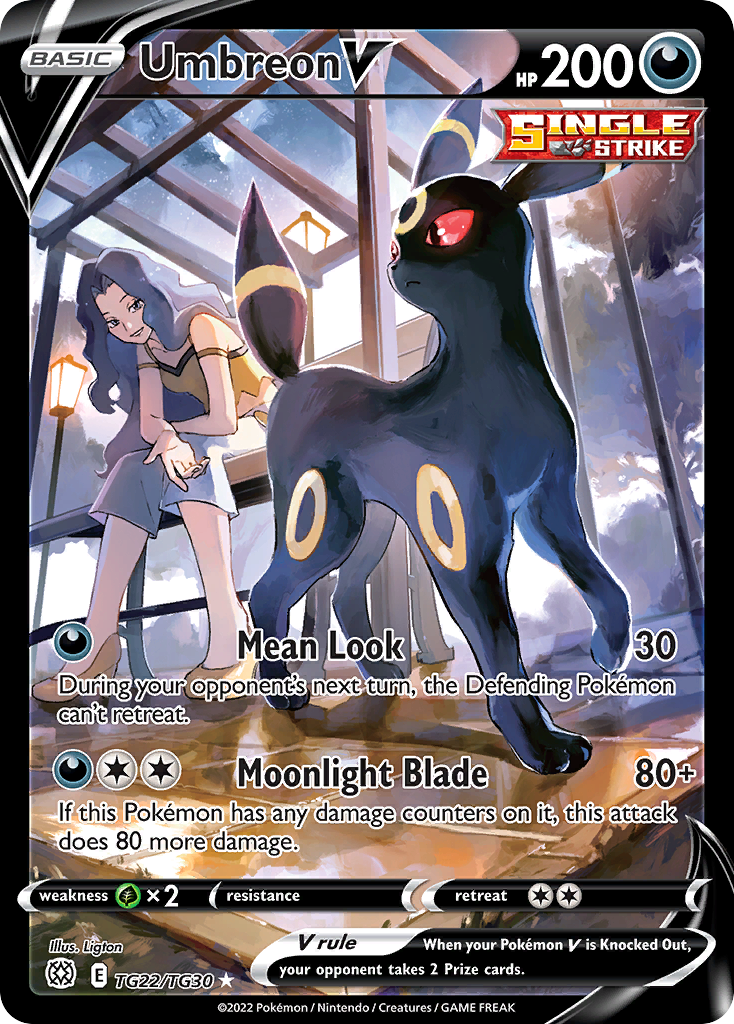 Umbreon V - Brilliant Stars Trainer Gallery SET-TG22