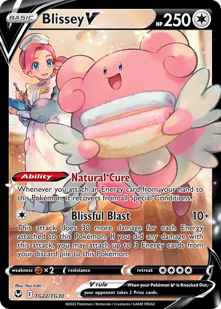 Blissey V - Silver Tempest Trainer Gallery SET-TG22