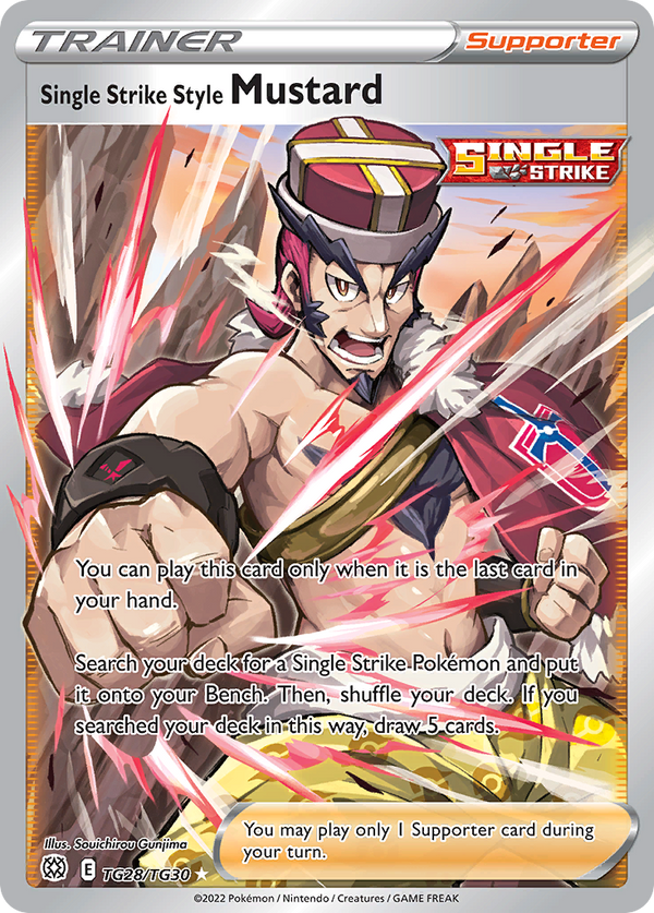Single Strike Style Mustard - Brilliant Stars Trainer Gallery SET-TG28