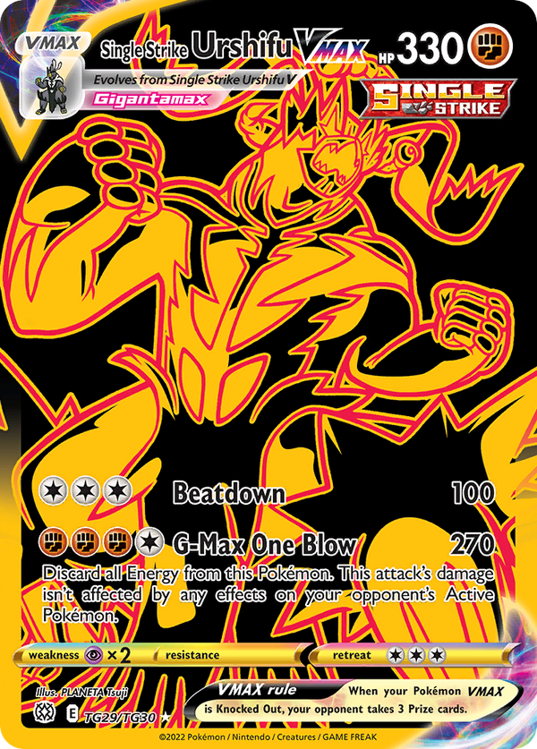 Single Strike Urshifu VMAX - Brilliant Stars Trainer Gallery SET-TG29