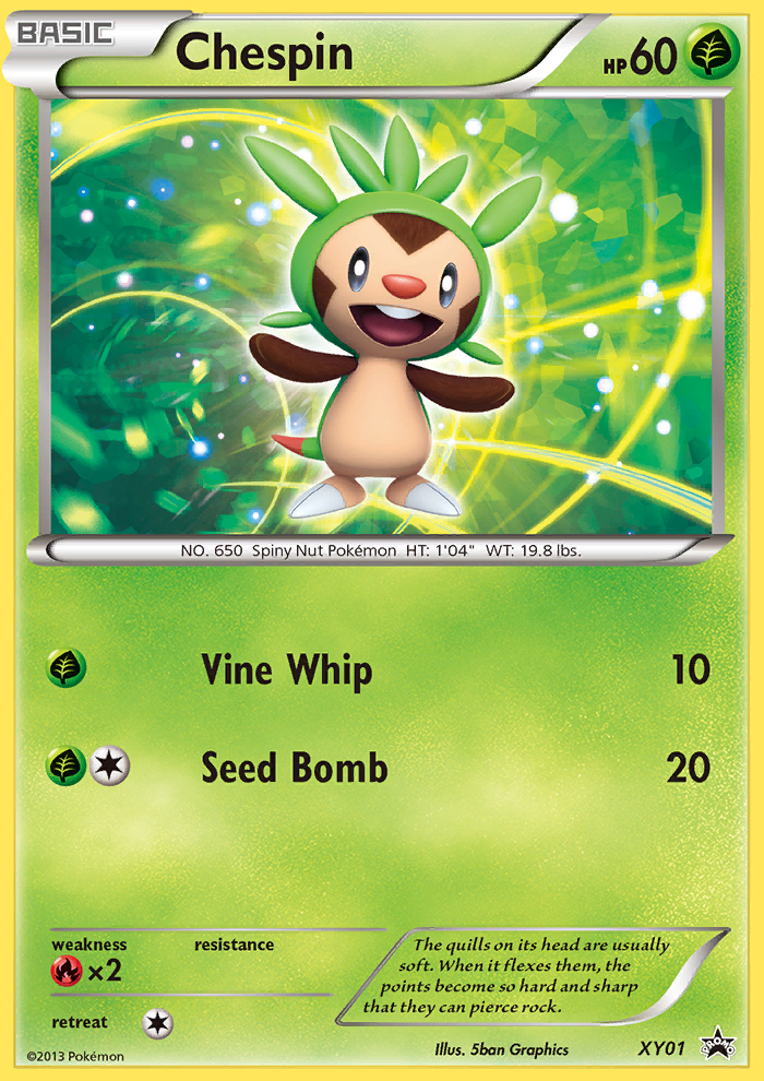 Chespin - XY Black Star Promos SET-XY01
