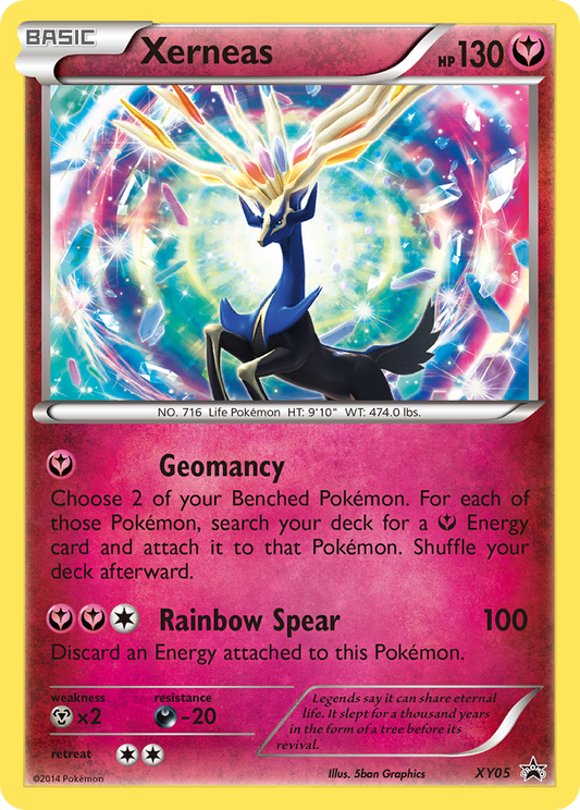 Xerneas (XY Black Star Promos SET) (Pokémon) (Basic) (Fairy) (HP: 130) (Promo) (PKM XY Black Star Promos SET-5)