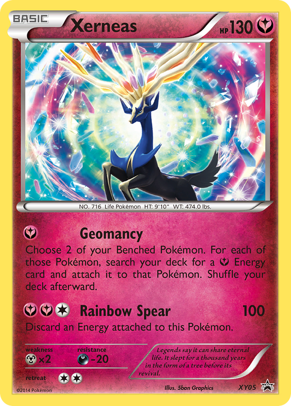 Xerneas (XY Black Star Promos SET) (Pokémon) (Basic) (Fairy) (HP: 130) (Promo) (PKM XY Black Star Promos SET-5)