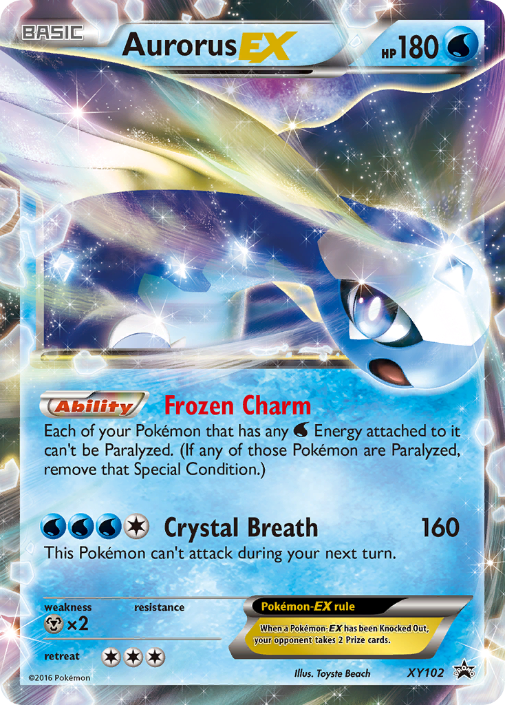 Aurorus-EX - XY Black Star Promos SET-XY102