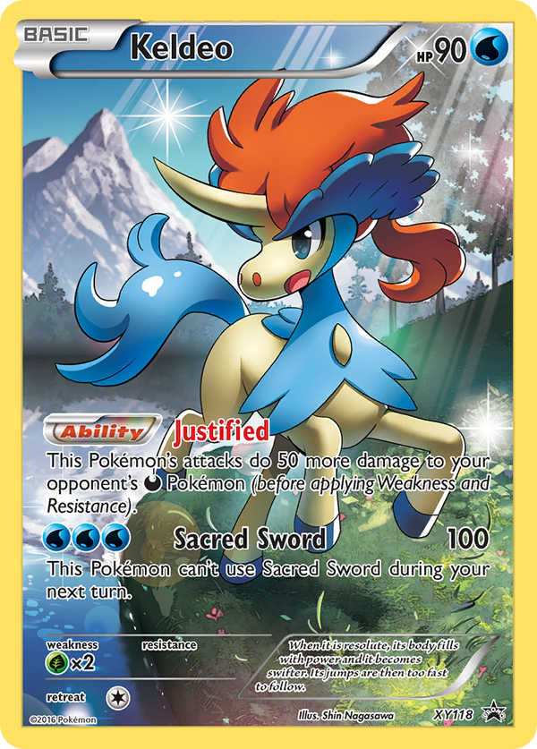 Keldeo - XY Black Star Promos SET-XY118