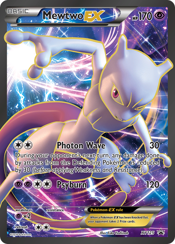 Mewtwo-EX - XY Black Star Promos SET-XY125