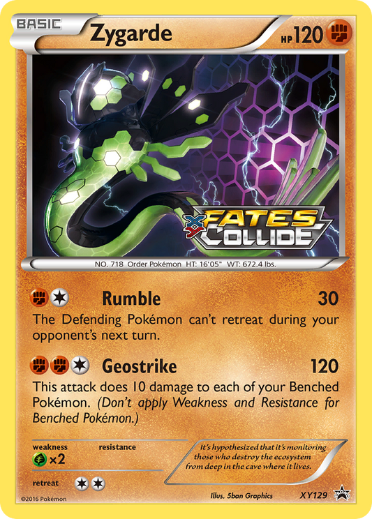 Zygarde (XY Black Star Promos SET) (Pokémon) (Basic) (Fighting) (HP: 120) (Promo) (PKM XY Black Star Promos SET-42)