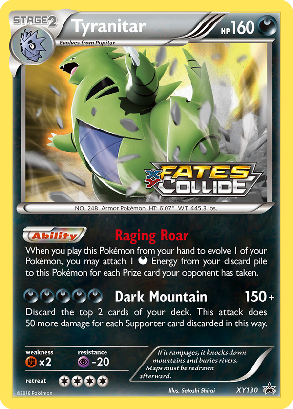 Tyranitar - XY Black Star Promos SET-XY130