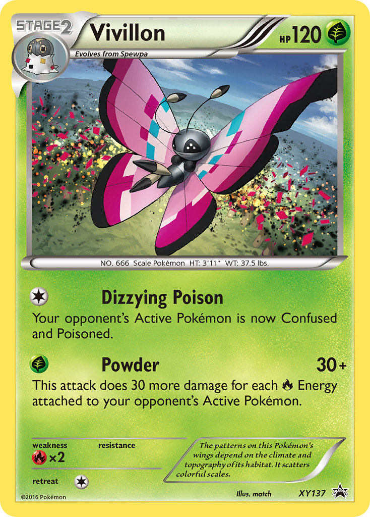 Vivillon - XY Black Star Promos SET-XY137