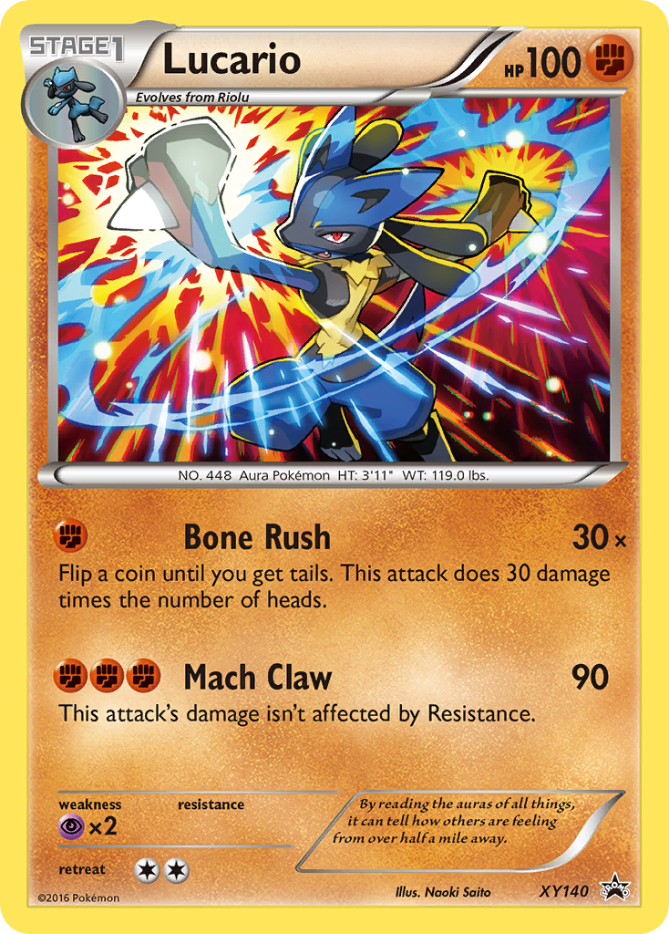 Lucario - XY Black Star Promos SET-XY140