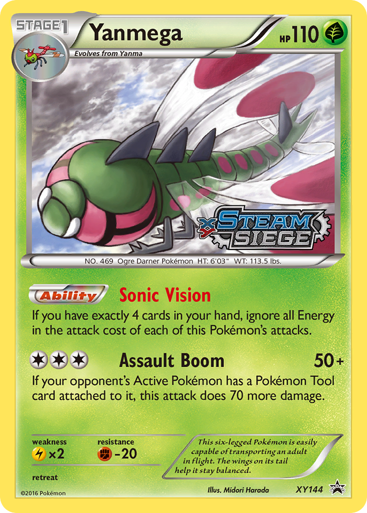 Yanmega (XY Black Star Promos SET) (Pokémon) (Stage 1) (Grass) (HP: 110) (Promo) (PKM XY Black Star Promos SET-59)
