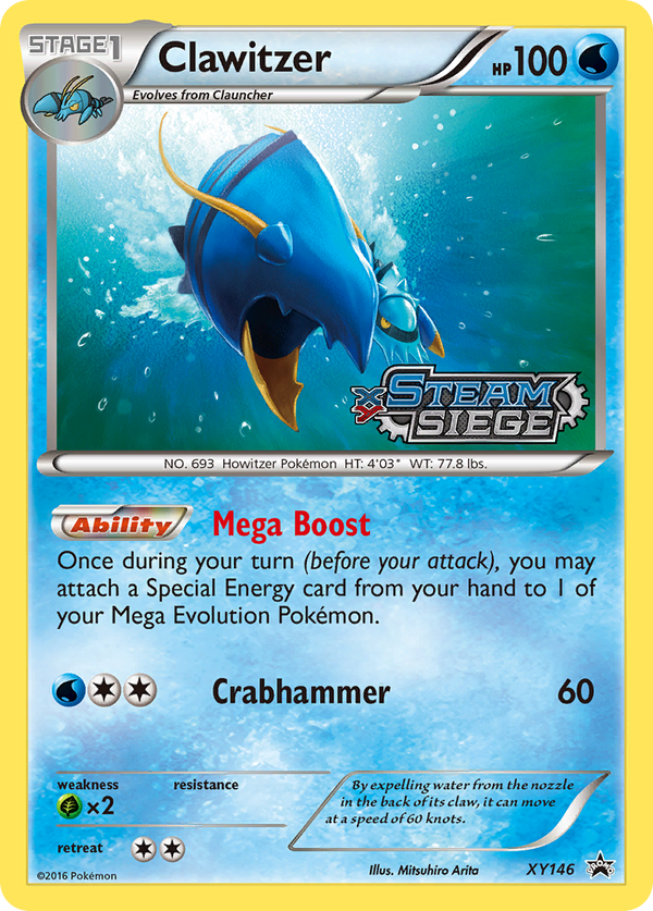 Clawitzer - XY Black Star Promos SET-XY146