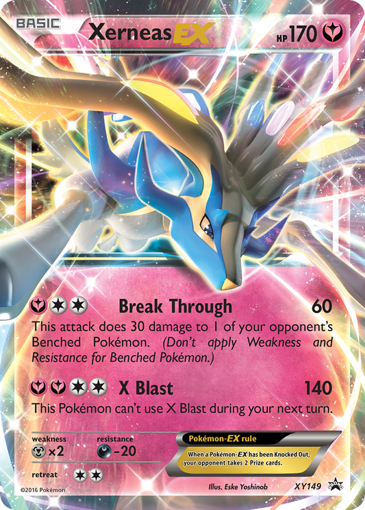 XerneasEX (XY Black Star Promos SET) (Pokémon) (Basic, EX) (Fairy) (HP: 170) (Promo) (PKM XY Black Star Promos SET-64)