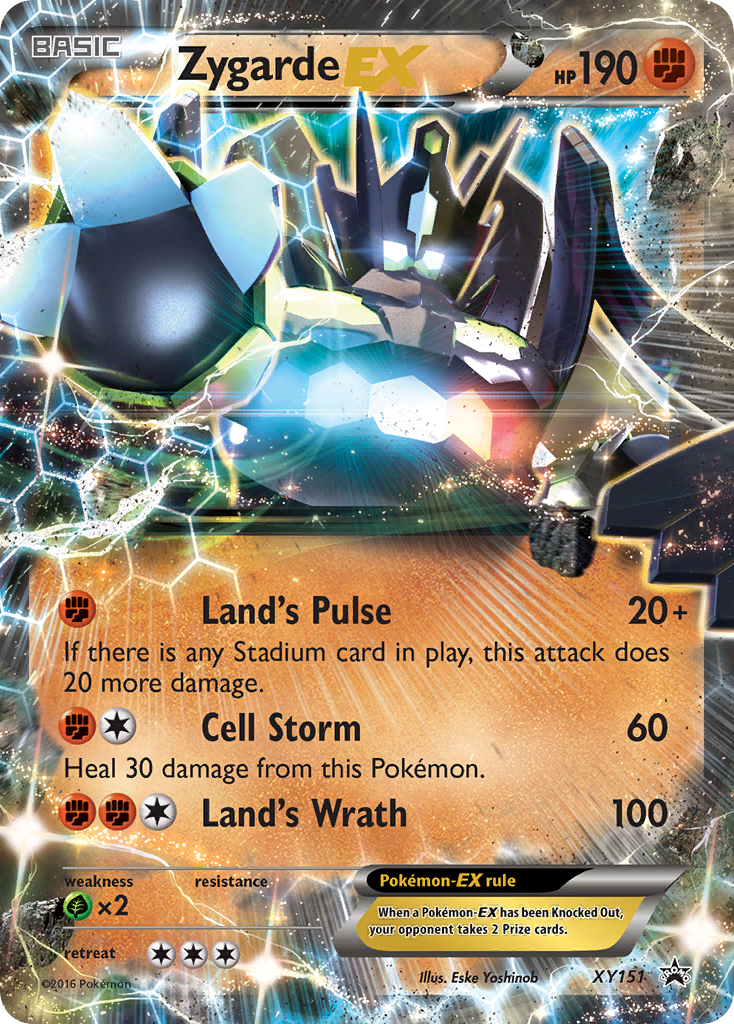 ZygardeEX (XY Black Star Promos SET) (Pokémon) (Basic, EX) (Fighting) (HP: 190) (Promo) (PKM XY Black Star Promos SET-68)