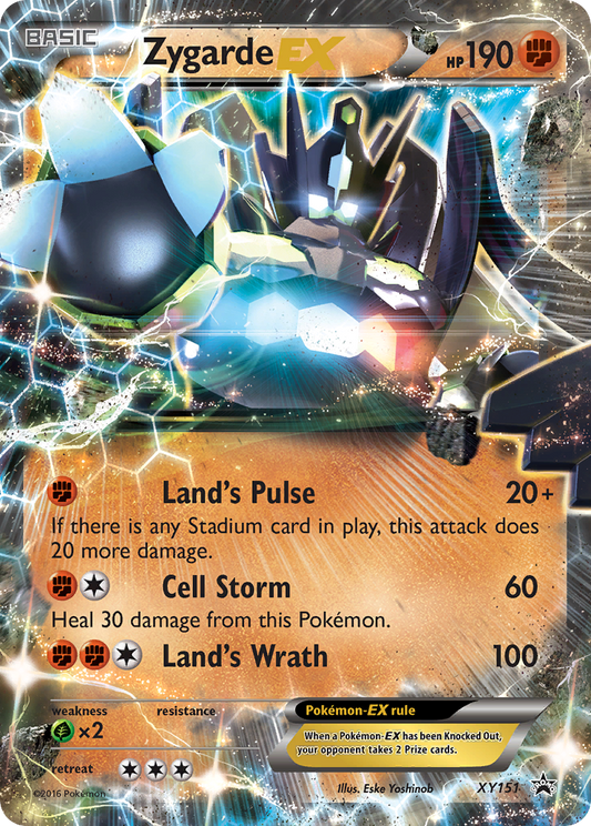 ZygardeEX (XY Black Star Promos SET) (Pokémon) (Basic, EX) (Fighting) (HP: 190) (Promo) (PKM XY Black Star Promos SET-68)